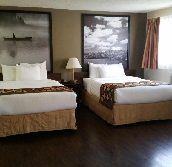 اتاق استاندارد با 2 تخت دوبل, Super 8 By Wyndham Brockville