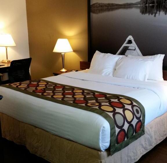 اتاق استاندارد با تخت بزرگ, Super 8 By Wyndham Brockville