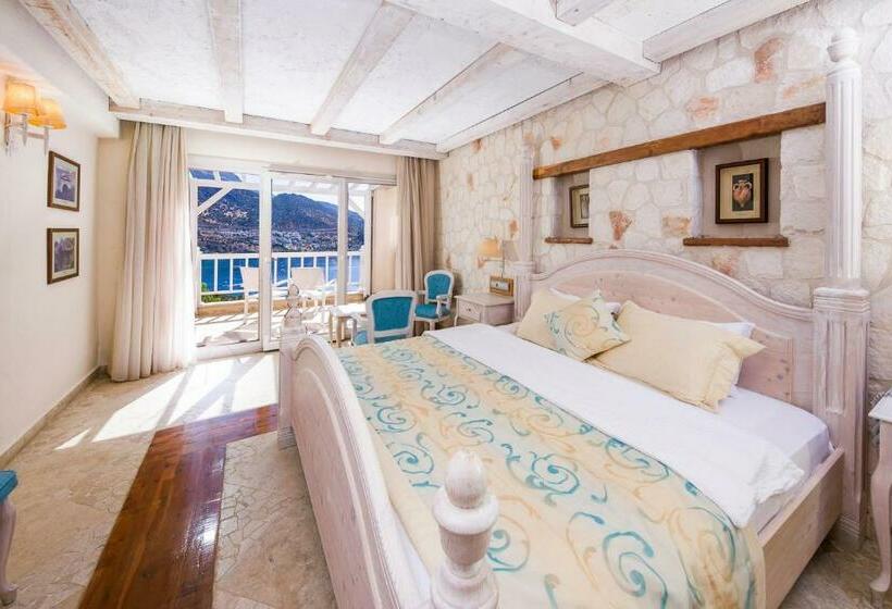 اتاق لوکس با بالکن, Kalkan Likya Residence Hotel & Spa