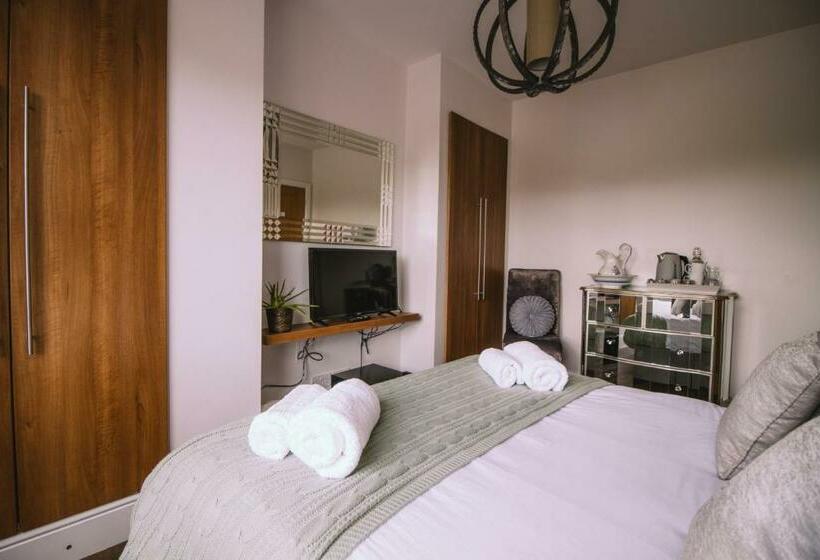اتاق استاندارد با سرویس بهداشتی مشترک, Haven House Rooms, Barry