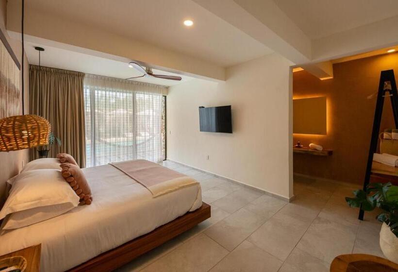 اتاق استاندارد با چشم‌انداز استخر, Casa Bicachi   Adults Only