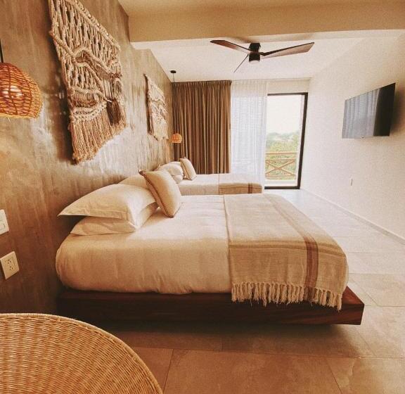 اتاق استاندارد با چشم‌انداز استخر, Casa Bicachi   Adults Only