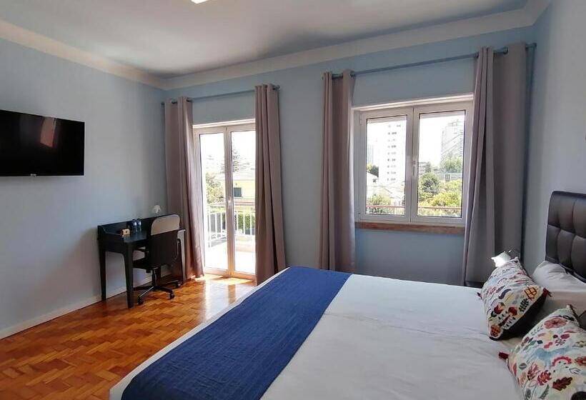 اتاق لوکس با تخت بزرگ, Sk Lisboa Villa Guesthouse