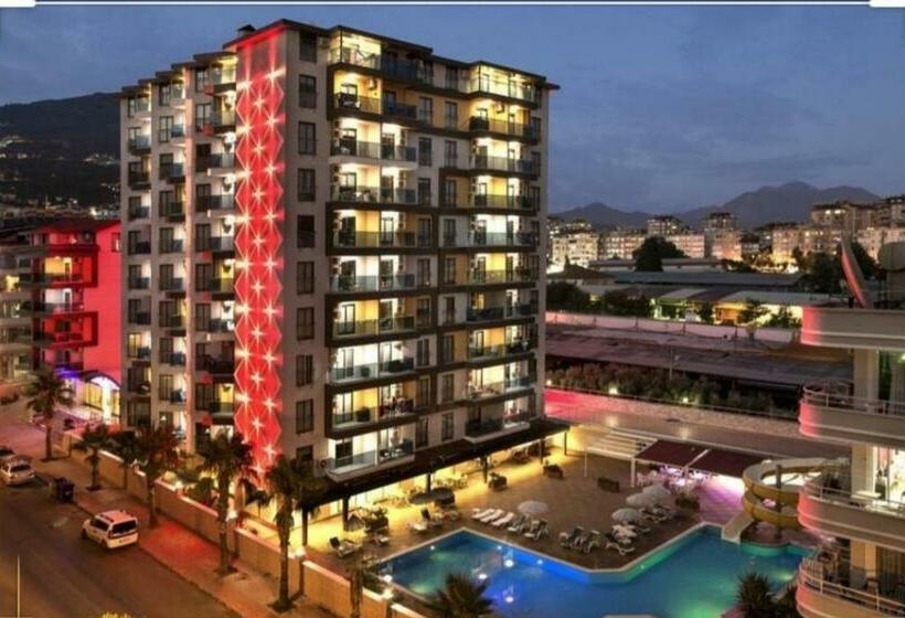 آپارتمان 1 خوابه با بالکن, Granada City Alanya Luxury Appartment 800м от пляжа клеопатра