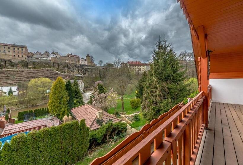 اتاق استاندارد با تخت بزرگ, Penzion Na Hradčanech