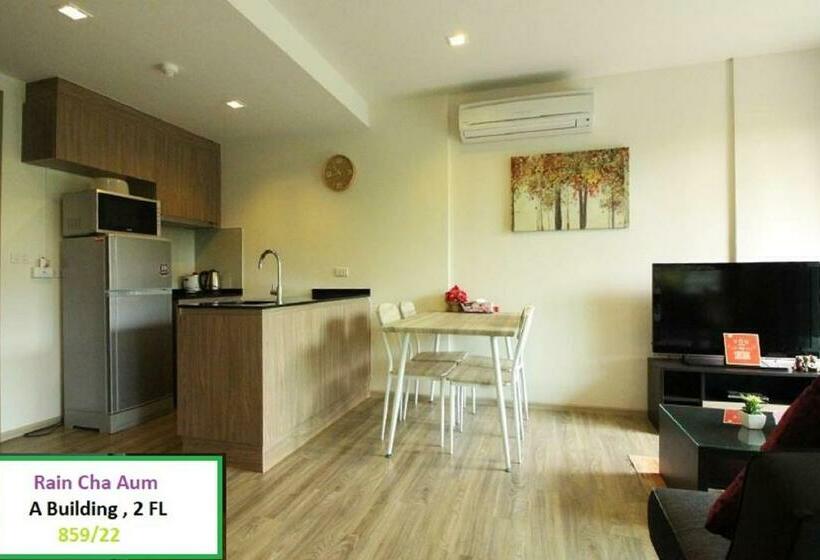 آپارتمان 1 خوابه با بالکن, Rain Cha Am Hua Hin