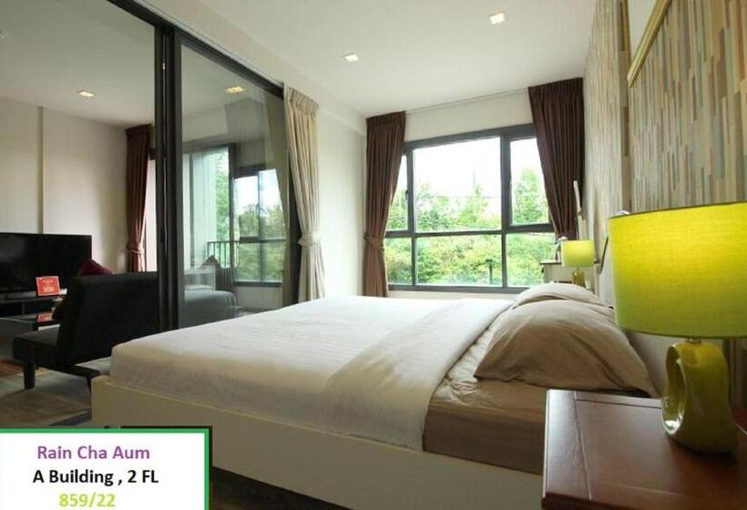 آپارتمان 1 خوابه با بالکن, Rain Cha Am Hua Hin