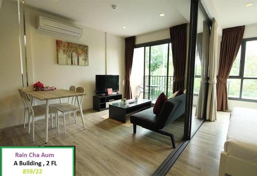 آپارتمان 1 خوابه با بالکن, Rain Cha Am Hua Hin