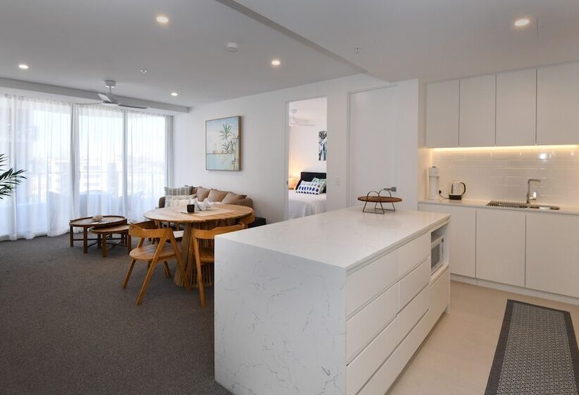 آپارتمان 2 خوابه با چشم‌انداز دریا, X Kirra Apartments