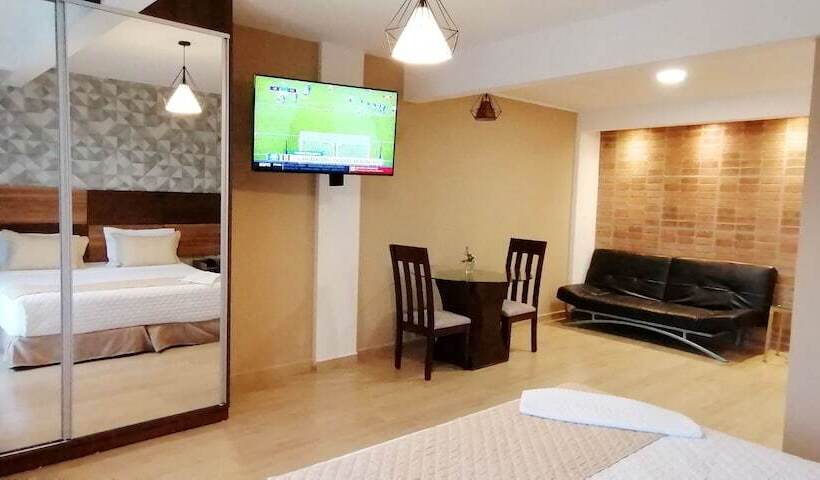آپارتمان 1 خوابه با تراس, Premium Suites Deluxe Aparthotel Equipetrol