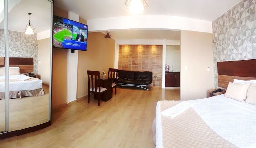 آپارتمان 1 خوابه با تراس, Premium Suites Deluxe Aparthotel Equipetrol