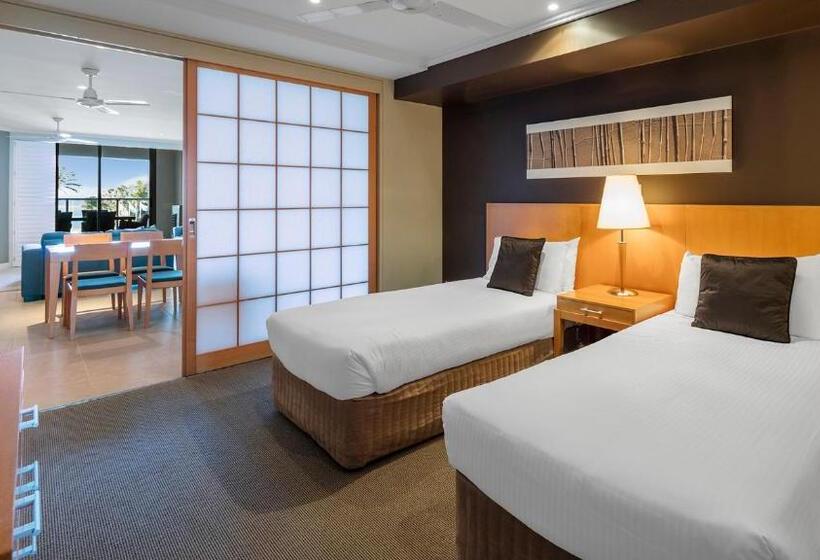 آپارتمان 2 خوابه با چشم‌انداز دریا, Oaks Hervey Bay Resort And Spa