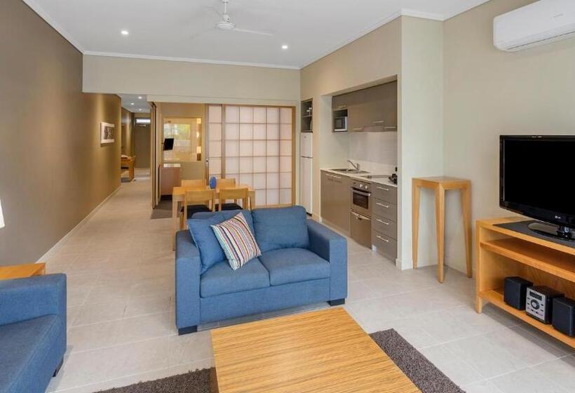 آپارتمان 1 خوابه با چشم‌انداز استخر, Oaks Hervey Bay Resort And Spa