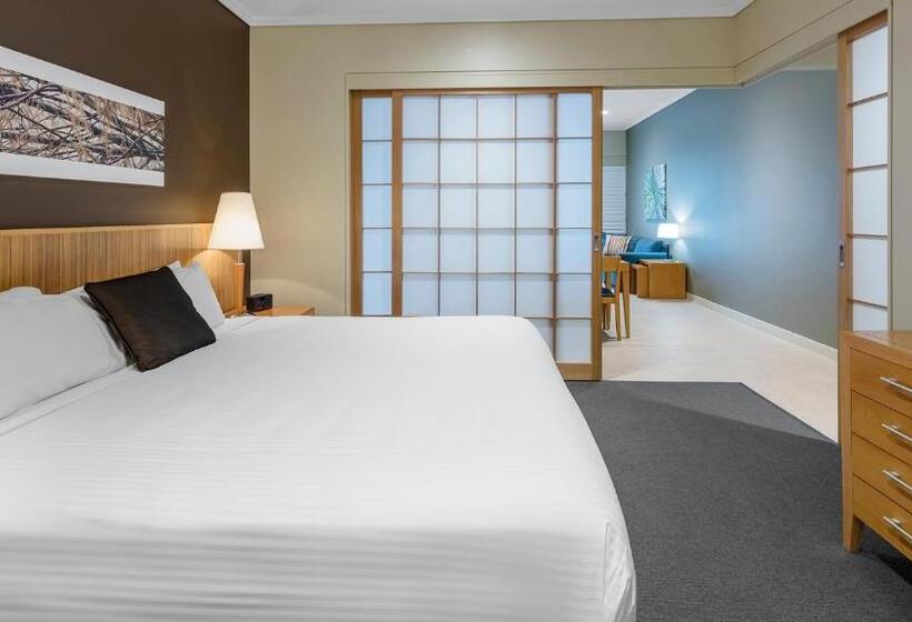 آپارتمان 1 خوابه با چشم‌انداز استخر, Oaks Hervey Bay Resort And Spa