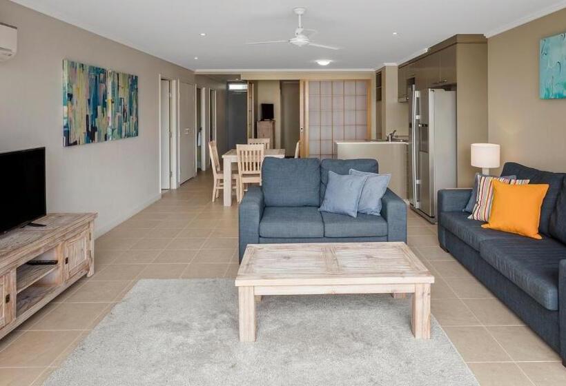 آپارتمان 3 خوابه با چشم‌انداز دریا, Oaks Hervey Bay Resort And Spa