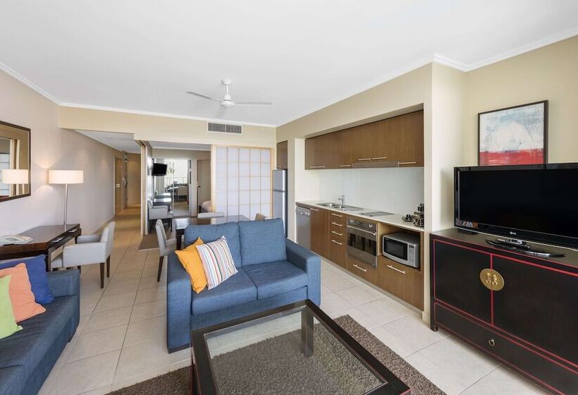 آپارتمان 2 خوابه با چشم‌انداز دریا, Oaks Hervey Bay Resort And Spa