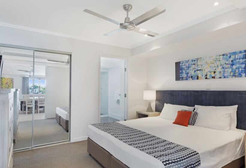 آپارتمان 1 خوابه با چشم‌انداز استخر, Oaks Hervey Bay Resort And Spa
