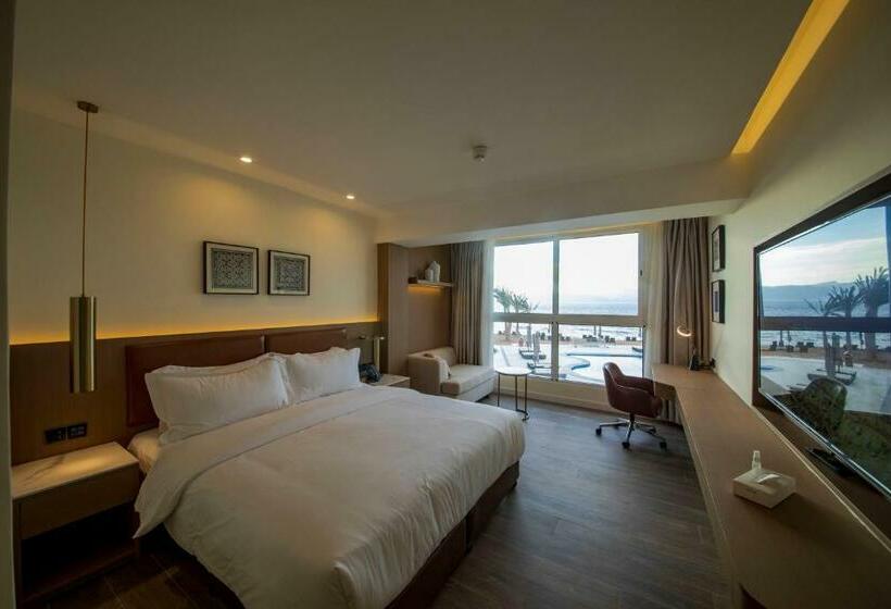 اتاق لوکس با چشم‌انداز دریا, Luxotel Aqaba Beach Resort & Spa Only 15 Years Plus