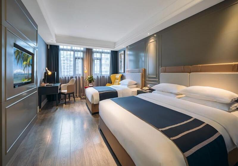 اتاق لوکس خانوادگی, Lanou Hotel Chongqing Hongou Square Wanzhou Guanyinyan