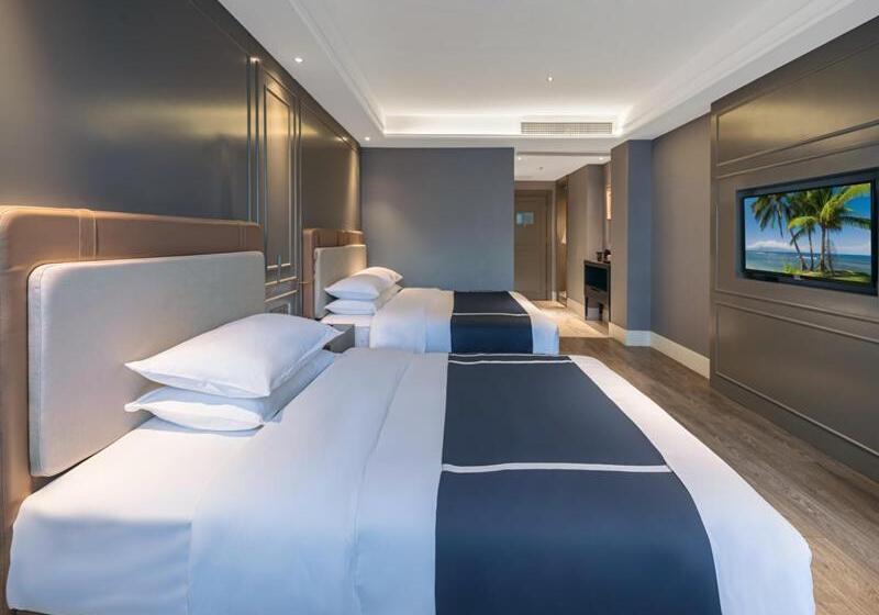 اتاق لوکس خانوادگی, Lanou Hotel Chongqing Hongou Square Wanzhou Guanyinyan