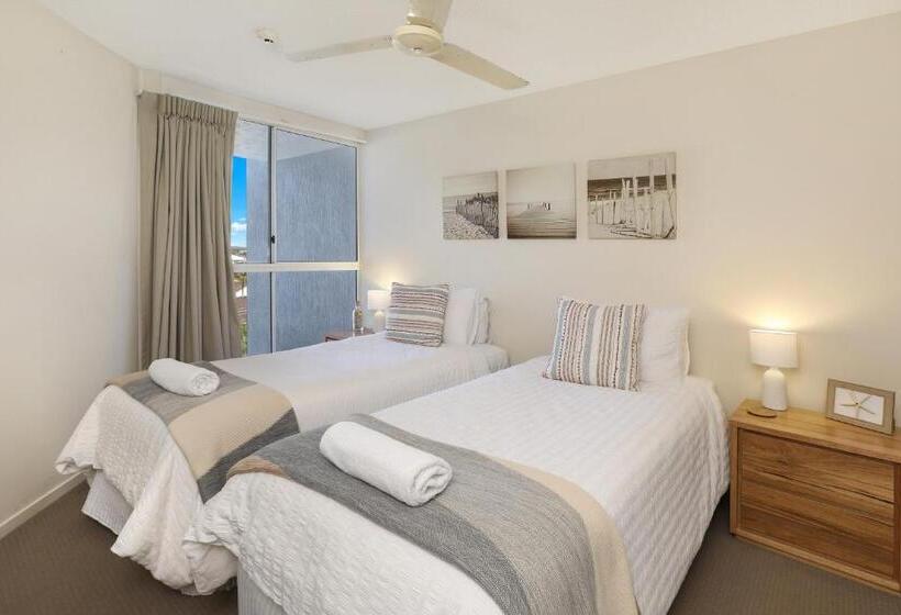 آپارتمان 2 خوابه با چشم‌انداز دریا, Beachside Resort Kawana Waters