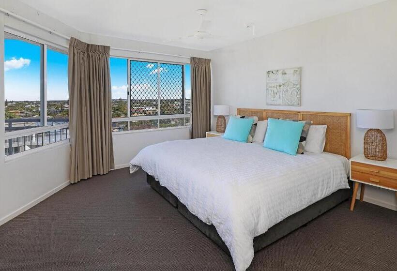 آپارتمان 2 خوابه با چشم‌انداز دریا, Beachside Resort Kawana Waters