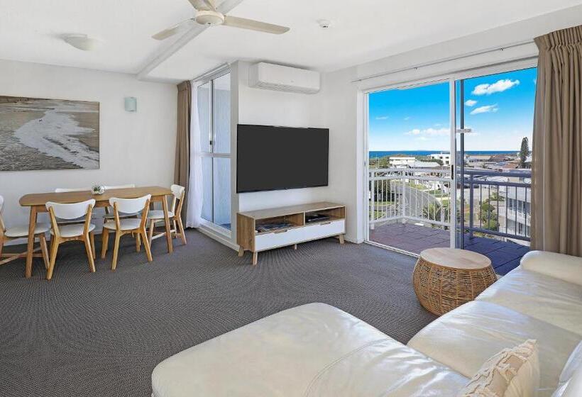 آپارتمان 2 خوابه با چشم‌انداز دریا, Beachside Resort Kawana Waters