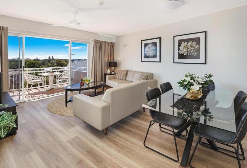آپارتمان 3 خوابه با چشم‌انداز دریا, Beachside Resort Kawana Waters