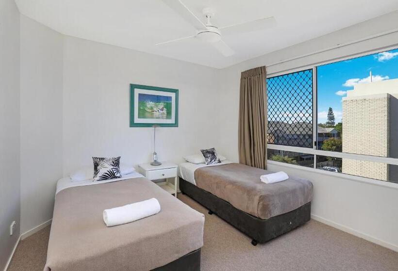آپارتمان 3 خوابه با چشم‌انداز دریا, Beachside Resort Kawana Waters