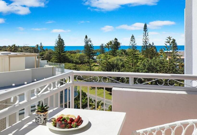 آپارتمان 1 خوابه با چشم‌انداز دریا, Beachside Resort Kawana Waters