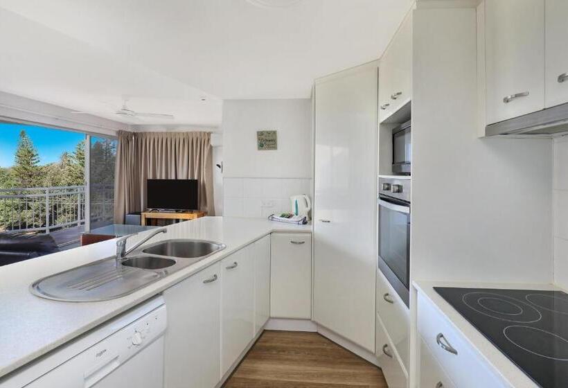 آپارتمان 3 خوابه با چشم‌انداز دریا, Beachside Resort Kawana Waters