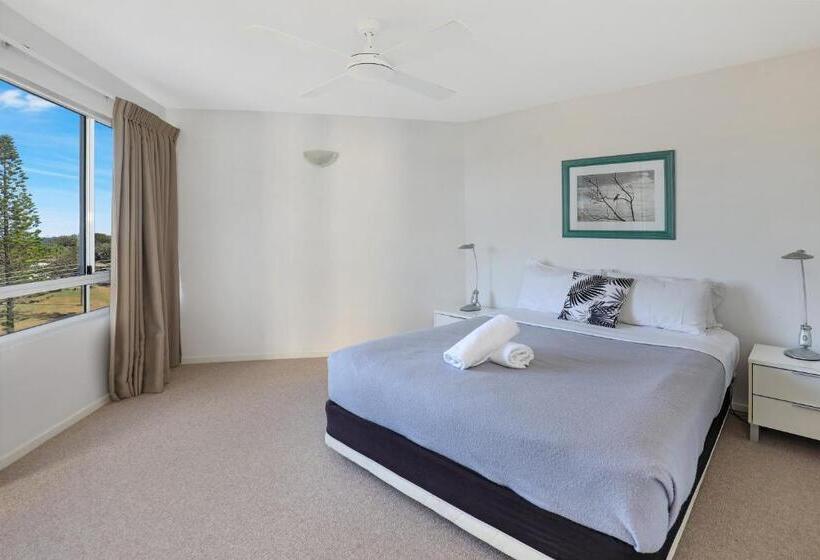 آپارتمان 3 خوابه با چشم‌انداز دریا, Beachside Resort Kawana Waters