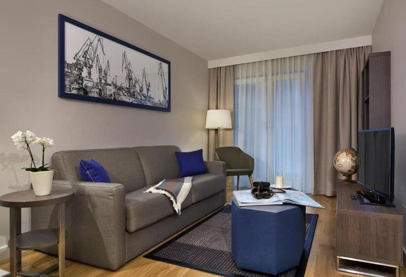 Апартаменты 1 Спальня, Citadines Michel Hamburg