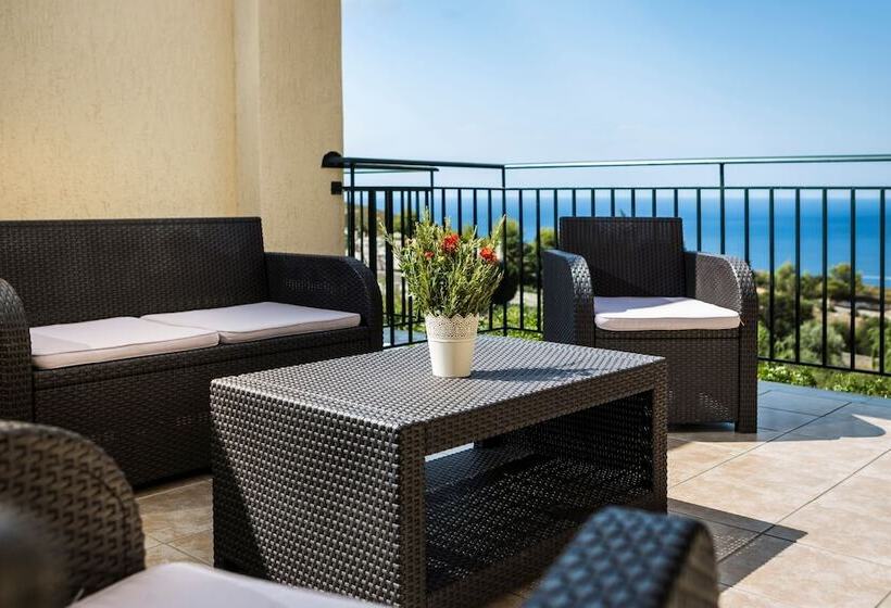 آپارتمان سوپریور 1 خوابه با چشم‌انداز دریا, Dionysos Village Resort