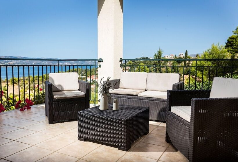 آپارتمان سوپریور 1 خوابه با چشم‌انداز دریا, Dionysos Village Resort