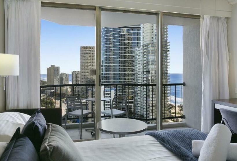 استودیوی استاندارد, Ocean View 2 Bed Studio In The Heart Of Surfers