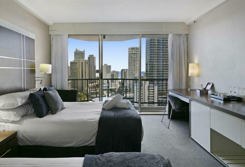 استودیوی استاندارد, Ocean View 2 Bed Studio In The Heart Of Surfers
