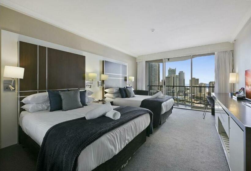 استودیوی استاندارد, Ocean View 2 Bed Studio In The Heart Of Surfers