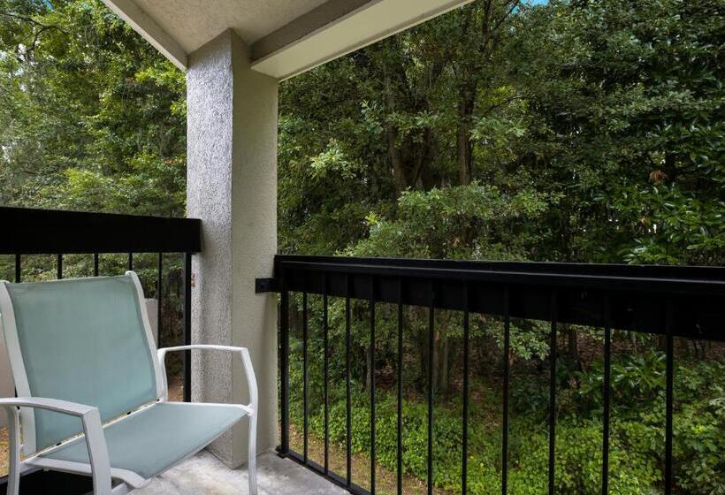 اتاق استاندارد با تخت دو نفره بزرگ, Mainstay Suites Savannah Midtown