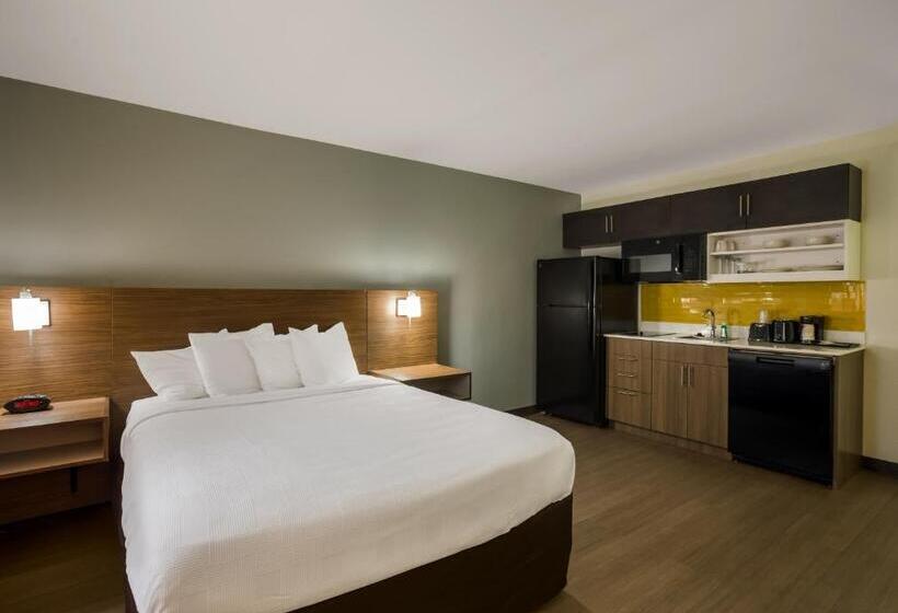 اتاق استاندارد با تخت دو نفره بزرگ, Mainstay Suites Savannah Midtown
