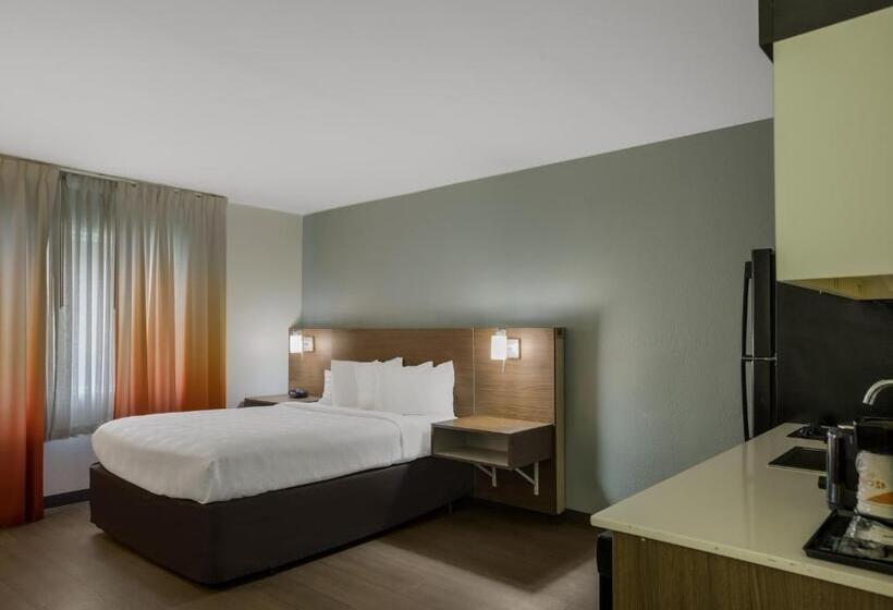 اتاق استاندارد با تخت دو نفره بزرگ, Mainstay Suites Savannah Midtown