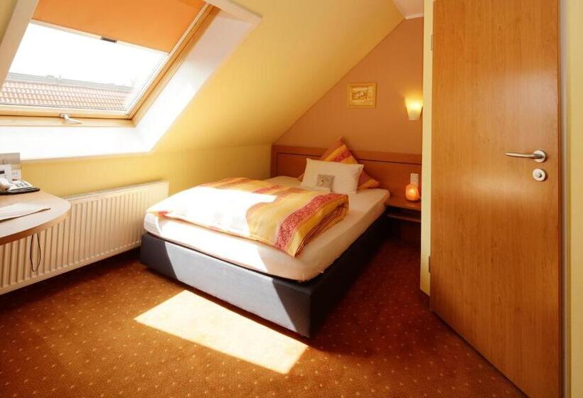اتاق استاندارد یک نفره, Bio Hotel Bayerischer Wirt Augsburg