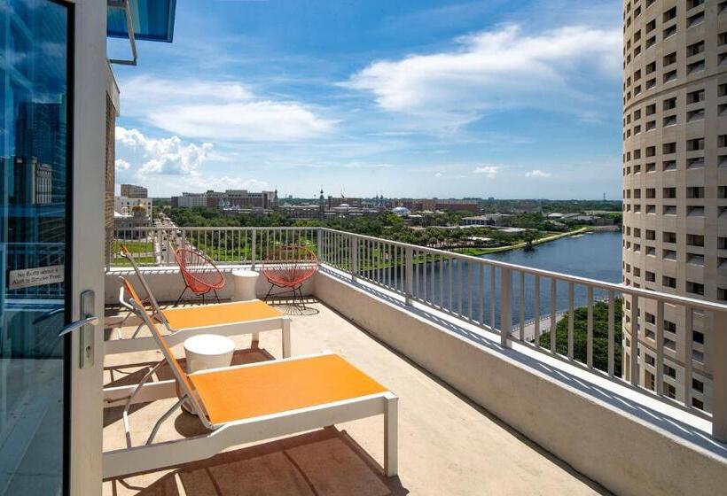 Suite met Balkon, Aloft Tampa Downtown