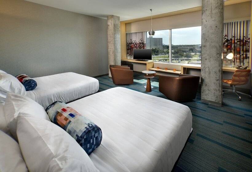 ２ダブルベッドのスタンダードルーム, Aloft Tampa Downtown