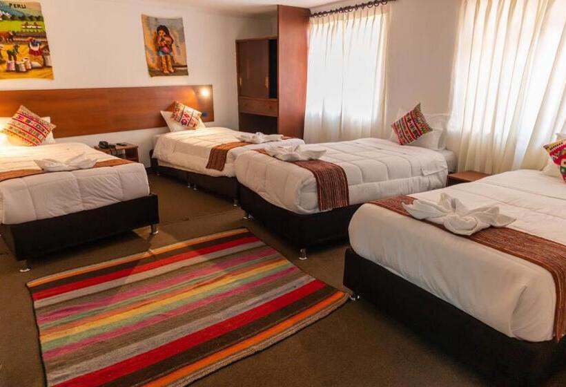 اتاق استاندارد چهار تخته, Tika Ayna Cerca A La Plaza De Armas Cusco