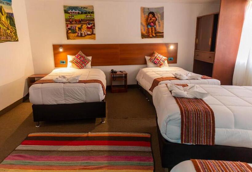 اتاق استاندارد چهار تخته, Tika Ayna Cerca A La Plaza De Armas Cusco