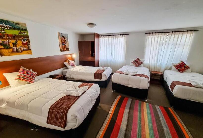 اتاق استاندارد چهار تخته, Tika Ayna Cerca A La Plaza De Armas Cusco