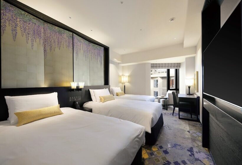 اتاق استاندارد سه تخته با چشم‌انداز باغ, The Hotel Sanraku Kanazawa 21th December 2022 Open