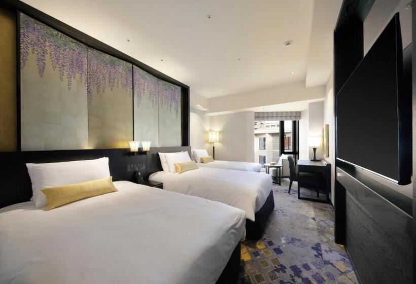 اتاق استاندارد سه تخته با چشم‌انداز باغ, The Hotel Sanraku Kanazawa 21th December 2022 Open