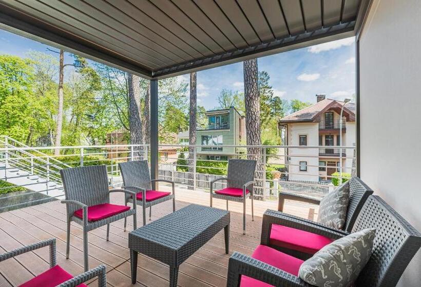 Habitación Deluxe con Terraza, Rixwell Collection Seaside Hotel Jurmala